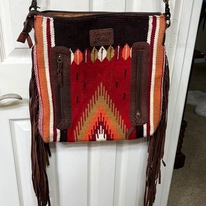 American Darling purse concealed carry leather fringe cross body handbag